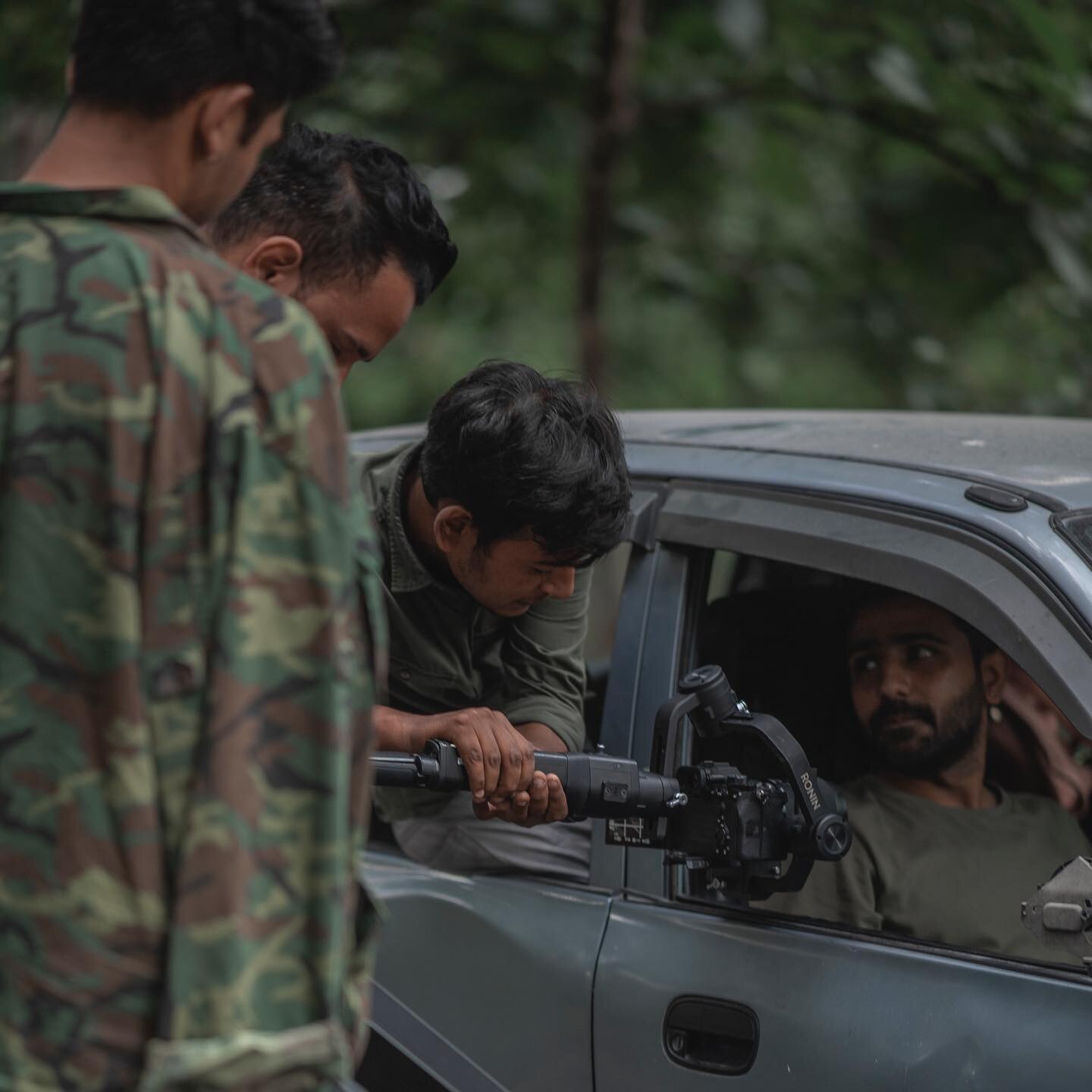 Between Takes · Forest Set — frame 5 of 5